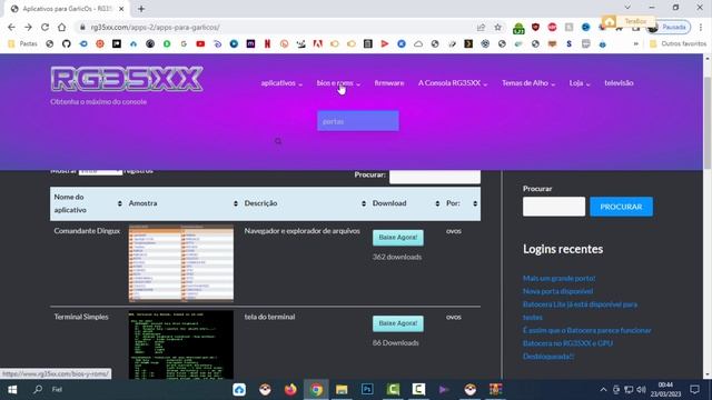Instalando Temas, Apps, Ports e OpenBor no GarlicOs