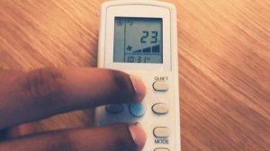 York Air Cond Remote Control - How to change Fahrenheit to Celcius