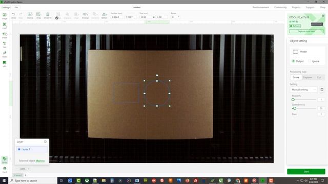 xTool P2 55w Laser Engraver Creative Space Software смотреть онлайн