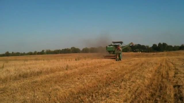 Вольво 800. Обмолот ячменю. 2013. смотреть онлайн