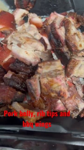 Bbq”d Pork Belly, Rib tips Wings #shorts #shortsvideo смотреть онлайн