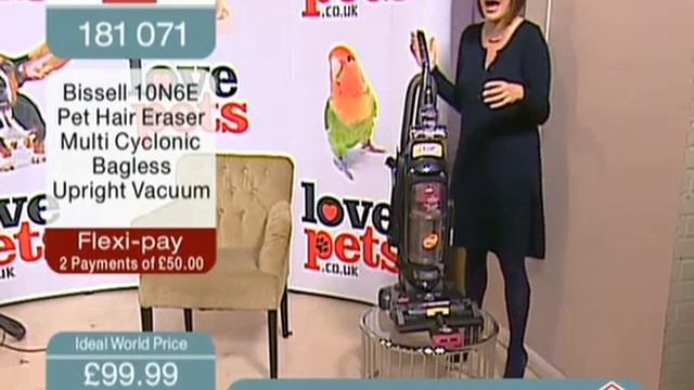 Bissell Pet Hair Eraser Bagless Vacuum смотреть онлайн