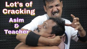 Hair Cracking ,Neck Cracking ,Ear Cracking Head And Body Massage By Asim Barber | ASMR Cracking