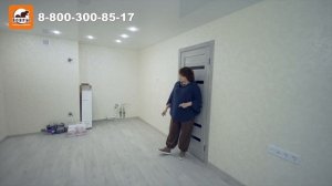 Ремонт однокомнатной квартиры с красивой подсветкой ЖК Горгиппия г.Анапа