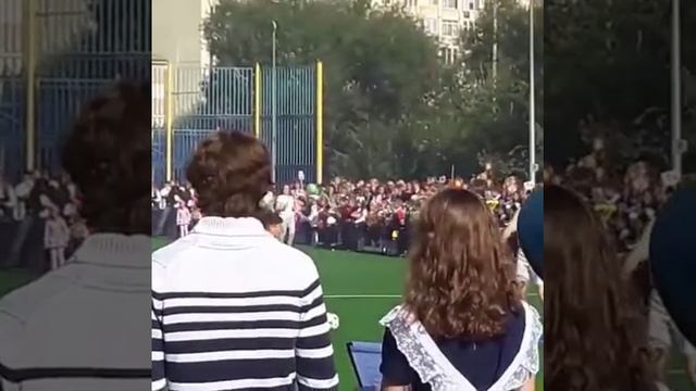 Спортивный флешмоб Школа 1905 #линейка24 #линейкаОнлайн #репортерОнлайн смотреть онлайн