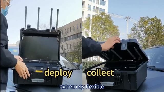 Portable DJI Mavic drone detector FPVs drone signal detector DIY drone detection device смотреть онлайн