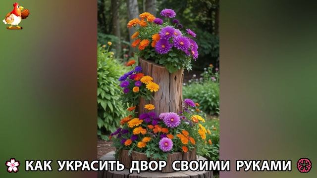 Как украсить двор дома фото идеи (56) 🏡 для дачи и сада своими руками 🌷🪻🌺💮