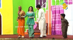 Vicky Kodu and Nida Choudhary with Akram Udas (New) | Stage Drama Baaghi Haseena | Comedy Clip 2020