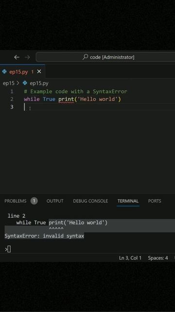 Types of errors in python #pythonerrors #pythontutorial #pythonforbeginners #python