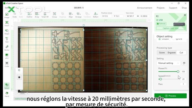 Comment fabriquer un jeu déchecs international avec la découpeuse laser CO2 xTool P2