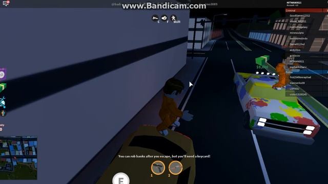 Побег из Тюрьмы!!!! Ограбил банк на 2 000!! смотреть онлайн