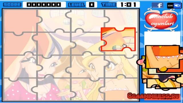 Винкс клуб пазлы смотреть онлайн