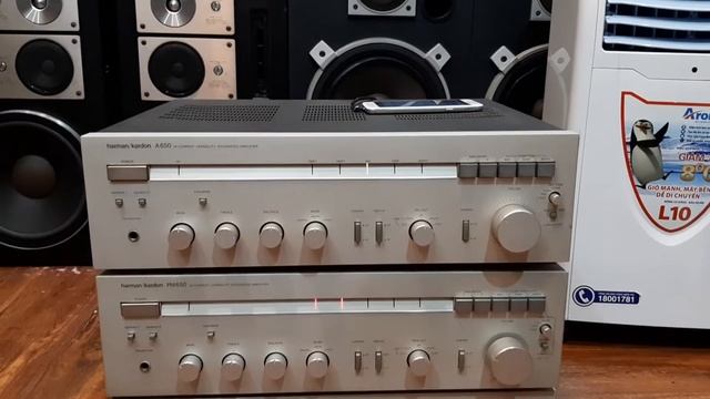 Âm ly Harman/kardon A650 = 3.000.000đ hàng hiếm ạ  ▶Hàng Nhật, zin nguyên bản, điện 100V ▶Âm thanh смотреть онлайн