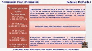 Вебинар 3-2024 _ Процессуальные особенности рассмотрения дел о банкротстве