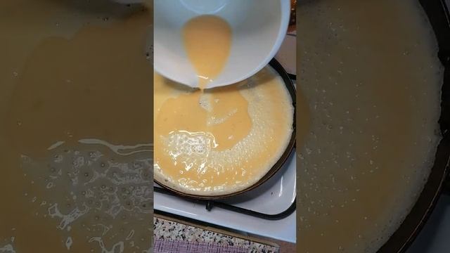 мясной салат с омлетом и орехами#мяснойсалатс орехами