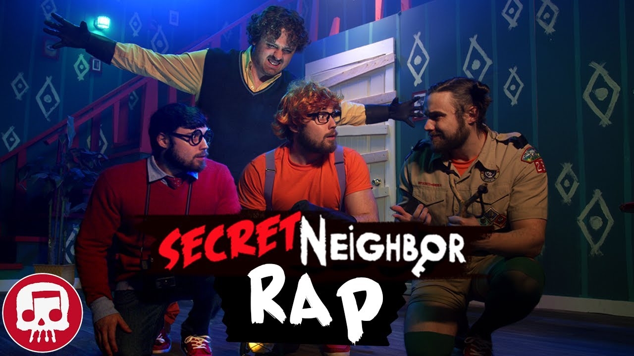 SECRET NEIGHBOR RAP by JT Music - "No Keepin' Secrets" (LIVE ACTION) смотреть онлайн