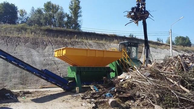 Измельчение КГМ (крупно-габаритного мусора) смотреть онлайн