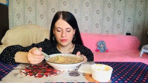 МУКБАНГ ЛЕТНЯЯ ВКУСНАЯ ОКРОШКА☺️ #breakfast #asmr #еда #mukbang #обжор #вкусно #sushi #топ #food