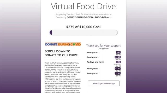 DonateDuringCovid - Tutorial - How to Donate
