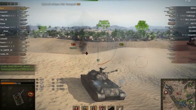 WZ-111, Песчаная река, Стандартный бой смотреть онлайн