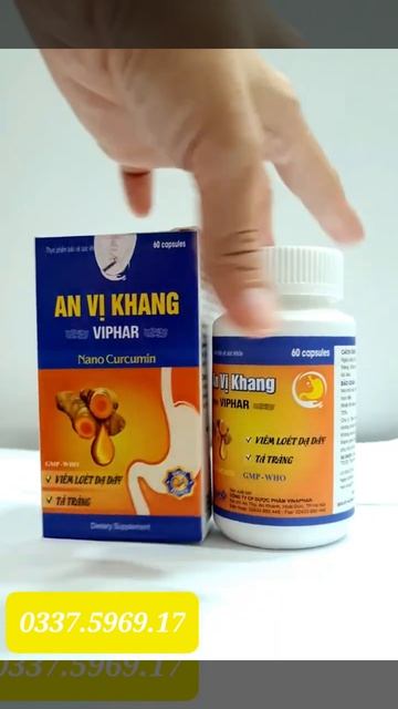 AN VỊ KHANG - HỔ TRỢ VIÊM LOÉT DẠ DÀY TÁ TRÀNG - GIẢM ĐAU RÁT THƯỢNG VỊ - TRÀO NGƯỢC DẠ DÀY