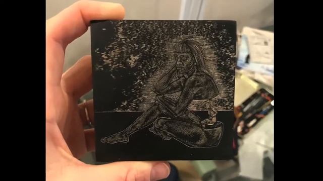 Short Process Video of Wood Engraving - Valerie Syposz смотреть онлайн