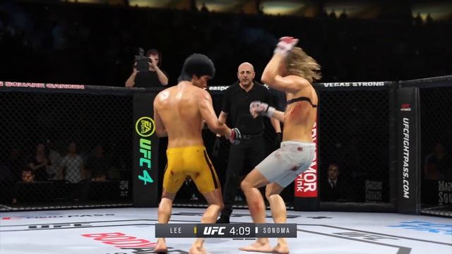 Bruce Lee VS Ali Sonoma | EA Sports UFC |