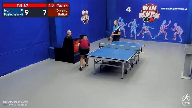 19:30 Фащевский Иван 3-1 Батюк Дмитрий стол 4 ЮГ-5 20.07.22 смотреть онлайн