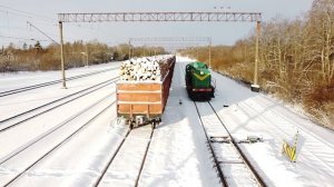 Тепловоз ТГМ4А-1134 на ст. Кехра / TGM4A-1134 at Kehra station