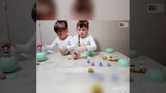 Полина&Саша распоковка куклы LOL Майкоп сюрпризы для детей наши дочки смотреть онлайн