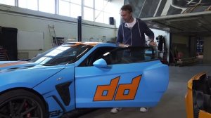 Наш ответ их суперкарам: 7-литровый дрифт монстр из России Flanker F #ДорогоБогато