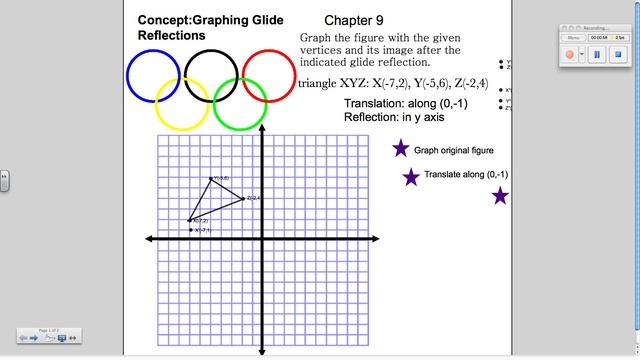 Glide Reflection on the coordinate plane смотреть онлайн