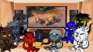 Jurassic world dinosaurs reacts to Rudy.