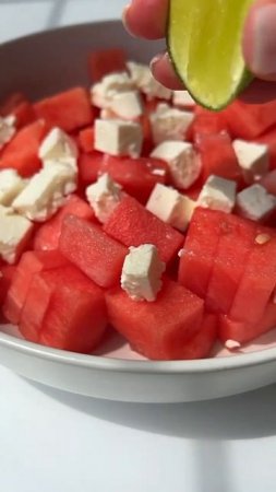 🔥Unbelievable #HotHoney #WatermelonSalad 🍯Mouth-Watering Twist You'll Love! #Recipe #Watermelon