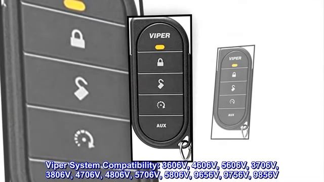 Viper Remote Replacement 7656V - 1 Way 5 Button 1/2 Mile Range Car Remote смотреть онлайн