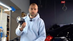 Тюнинг оптики Mercedes S class W221 – замена линз на Bi LED #мерседес