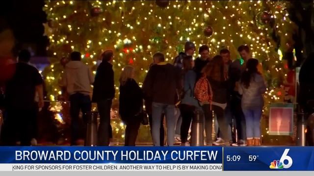 Broward County Issues Curfew During Holiday Week смотреть онлайн
