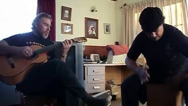 Gary and Mica free music session cajon drum and classical guitar смотреть онлайн