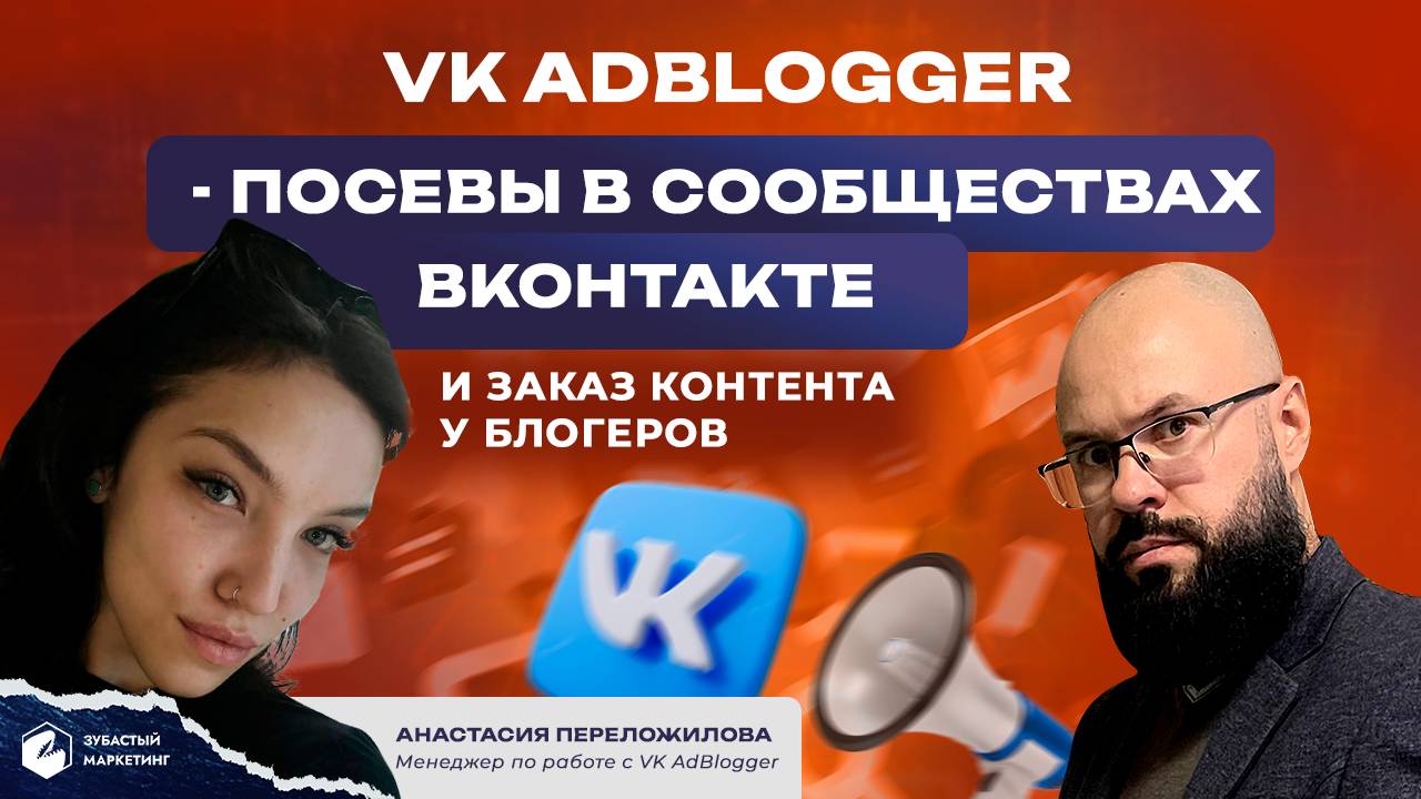 VK AdBlogger - посевы в сообществах ВКонтакте и заказ контента у блогеров. Анастасия Переложилова.