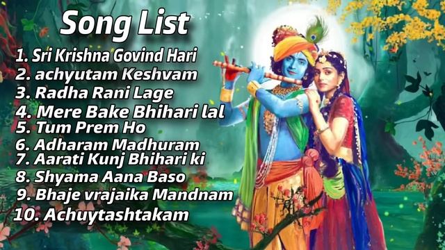 Top 10 best Krishna bhajan❤️🦚💐 |Nonstop| #krishnabhajan   #krishna #radhakrishna