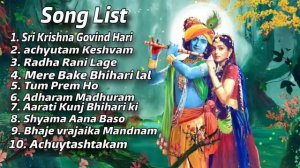 Top 10 best Krishna bhajan❤️🦚💐 |Nonstop| #krishnabhajan   #krishna #radhakrishna
