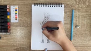 Как нарисовать Дядю Фёдора карандашом и скетч маркерами | Рисунок для детей, поэтапно и легко