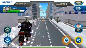 TOBOT EVOLUTION X SHIELD ON MENANG LAWAN PENJAHAT I INDOMILK TOBOT HERO I Akabi Riyadhi I vlog 064