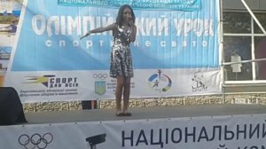 Анастасия Лебедева на праздновании дня города