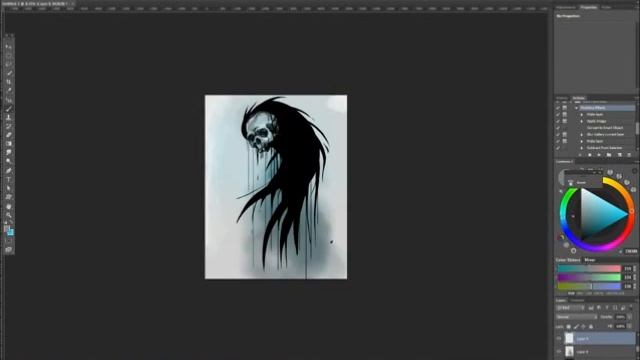 Timelapsed Digital Painting: Melancholia