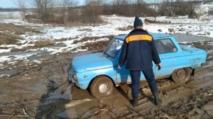 ЖЕСТКИЙ ОФФРОУД на ЗАПОРОЖЦЕ! ЗАЗ 968М. Бездорожье, грязь, лужи.