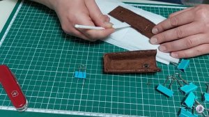 Кожаный чехол для ножа Victorinox своими руками #diy #victorinox #edc