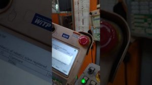 Как переключать пульты сварочного робота Daihen