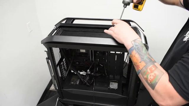 Cooler Master Cosmos C700P Black Edition Custom Build "Time Lapse" смотреть онлайн