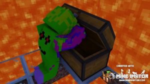 анимация в майнкрафте! (недоделал)